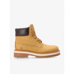 Buty outdoor damskie Lumberjack Kristy. Brązowe obuwie trekkingowe damskie Lumberjack, bez zapięcia. Za 359.99 zł.