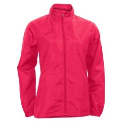 Kurtka do biegania damska Joma Galia przeciwdeszczowa. Czerwone kurtki damskie Joma, s, bez wzorów, z materiału, z kapturem. Za 141.70 zł.