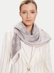 Liu Jo Szal 2F5043 T0300 Szary. Szare szaliki damskie Liu Jo, bez wzorów, z materiału. Za 399.99 zł.