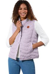 WITT WEIDEN Kamizelka pikowana w kolorze lawendowym rozmiar: 52. Różowe kamizelki damskie WITT WEIDEN, z aplikacjami, ze skóry, bez kaptura. Za 82.99 zł.