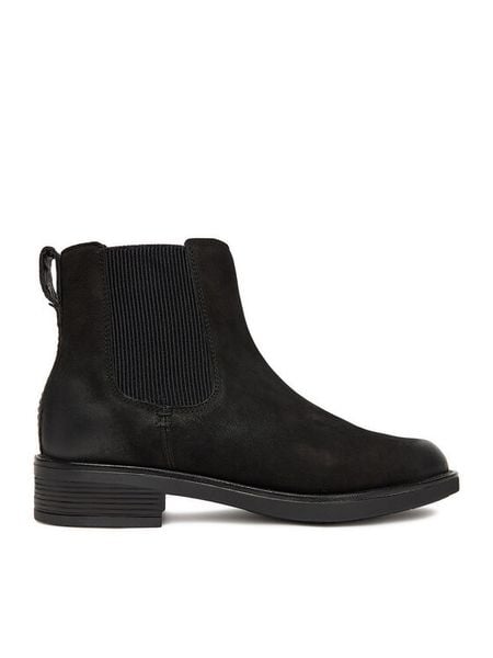 Lasocki Sztyblety CEO-WI23-JIA-02 Czarny. Czarne botki damskie Lasocki, z nubiku, bez obcasa, na płaskiej podeszwie, bez zapięcia. Za 249.99 zł.