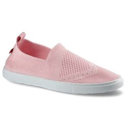 Różowe Trampki Big Star Damskie Sportowe Półbuty. Czerwone obuwie sportowe casual damskie Big Star, ze skóry, bez zapięcia. Za 109.00 zł.