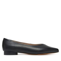 Baleriny Lasocki. Czarne balerinki damskie Lasocki, bez wzorów. Za 189.99 zł.