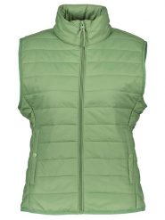 Benetton Kamizelka w kolorze zielonym rozmiar: M. Zielone kamizelki damskie Benetton, m, bez wzorów, z materiału, bez kaptura. Za 105.38 zł.