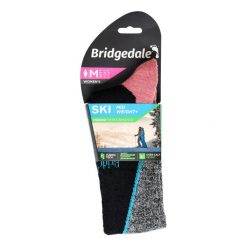 Skarpety narciarskie damskie Bridgedale Ski Mid+ Merino P Pattern. Czarne skarpetki damskie Bridgedale, bez wzorów. Za 83.99 zł.