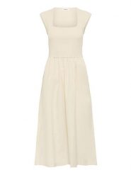 Soaked in Luxury Sukienka w kolorze kremowym rozmiar: L. Brązowe sukienki damskie Soaked in Luxury, bez wzorów, bez ramiączek. Za 198.95 zł.