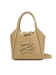 KARL LAGERFELD Torebka B2W30053 Beżowy. Brązowe torebki klasyczne damskie KARL LAGERFELD, ze skóry, bez dodatków. Za 1,099.00 zł.