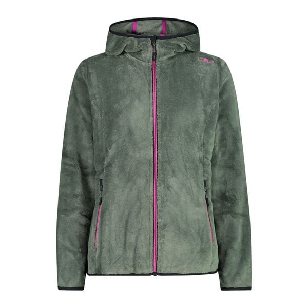 Bluza damska turystyczna CMP 38P1546. Zielone bluzy damskie CMP, xs, bez wzorów, z materiału, bez kaptura. Za 269.99 zł.