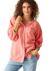 Regatta Bluzka "Natuna" w kolorze brzoskwiniowym rozmiar: 44. Niebieskie bluzki damskie Regatta, bez wzorów, bez kołnierzyka, bez ramiączek. Za 73.76 zł.