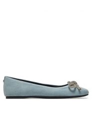 Steve Madden Baleriny Nilsa SM11003517 Niebieski. Niebieskie balerinki damskie Steve Madden, bez wzorów, z materiału. Za 269.99 zł.
