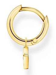 Thomas Sabo Pozłacany kolczyk-kreola rozmiar: onesize. Żółte kolczyki damskie thomas sabo, pozłacane. Za 166.88 zł.