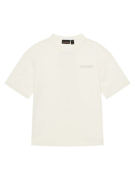 Napapijri T-Shirt S-Ahr NP0A88ZO M Écru Regular Fit. T-shirty i koszulki chłopięce Napapijri, bez wzorów, z bawełny, bez kołnierzyka, bez ramiączek. Za 59.99 zł.