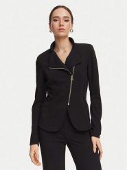 Rinascimento Marynarka CFC0130203003 Czarny Slim Fit. Czarne marynarki i żakiety damskie Rinascimento, xs, bez wzorów, z syntetyku. Za 609.99 zł.