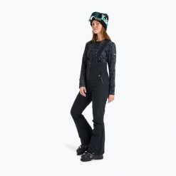 Spodnie snowboardowe damskie ROXY Summit Bib ERJTP03291. Czarne spodnie sportowe damskie Roxy, na zimę, l, bez wzorów, z elastanu, narciarskie. Za 1,186.95 zł.