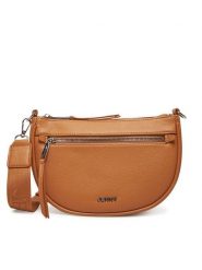 JENNY Torebka C-JNY-M-002-08 Brązowy. Brązowe listonoszki damskie Jenny, bez wzorów, z materiału, bez dodatków. Za 129.99 zł.