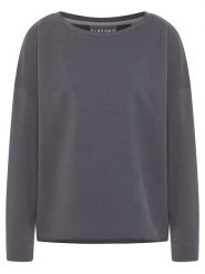 ELBSAND Bluza "Riane" w kolorze szarym rozmiar: XL. Szare bluzy damskie ELBSAND, xl, bez wzorów, bez kaptura. Za 131.74 zł.