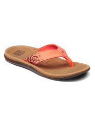 Reef Japonki "Santa Ana" w kolorze pomarańczowym rozmiar: 35. Pomarańczowe klapki damskie Reef, bez wzorów, z otwartym noskiem, bez obcasa, bez zapięcia. Za 121.45 zł.