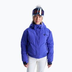 Kurtka snowboardowa damska ROXY Snow Shimmer. Niebieskie kurtki damskie Roxy, na zimę, l, bez wzorów, z materiału, bez kaptura. Za 799.99 zł.