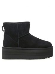 Ugg Śniegowce W Classic Mini Platform 1134991 Czarny. Czarne śniegowce damskie Ugg, ze skóry. Za 849.99 zł.