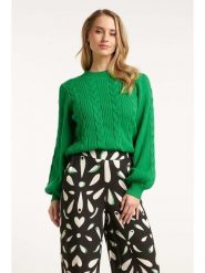 Smashed Lemon Sweter w kolorze zielonym rozmiar: M. Zielone swetry klasyczne damskie Smashed Lemon, m, bez kołnierzyka. Za 126.99 zł.