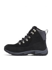 Timberland Skórzane botki zimowe "Mt. Maddsen" w kolorze czarnym rozmiar: 38. Czarne botki damskie Timberland, na zimę, z materiału, bez obcasa, bez zapięcia. Za 435.87 zł.