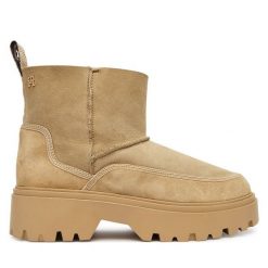 Śniegowce Tommy Hilfiger. Brązowe śniegowce damskie Tommy Hilfiger. Za 899.99 zł.