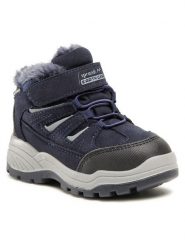 Sprandi Śniegowce CP91-21965 Granatowy. Niebieskie buty zimowe chłopięce Sprandi, z materiału, bez zapięcia. Za 103.99 zł.