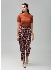 4funkyflavours Spodnie "UMI Says" w kolorze czarnym rozmiar: L. Czarne spodnie materiałowe damskie 4funkyflavours, bez wzorów, z materiału. Za 126.15 zł.