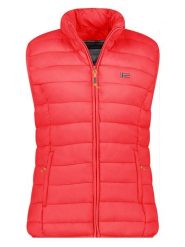 Geographical Norway Kamizelka pikowana "Vatikolor" w kolorze czerwonym rozmiar: S. Czerwone kamizelki damskie Geographical Norway, s, bez wzorów, bez kaptura. Za 113.63 zł.