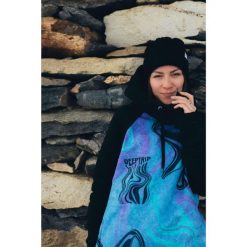 Bluza outdoorowa z kapturem damska DEEP TRIP Melt softshell. Czarne bluzy damskie DEEP TRIP, na zimę, bez wzorów, z softshellu, z kapturem. Za 499.00 zł.
