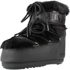 Buty MOON BOOT MB ICON LOW FAUX FUR Czarny. Czarne obuwie trekkingowe damskie Moon Boot, bez zapięcia. Za 1,088.99 zł.
