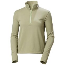 Bluza damska Helly Hansen Versalite Cinched Fleece. Zielone bluzy damskie Helly Hansen, bez wzorów, bez kaptura. Za 360.00 zł.