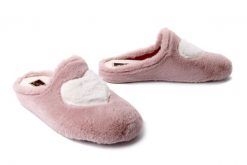 MANITU 320220-42 rosa, kapcie damskie. Czerwone kapcie damskie Manitu. Za 199.90 zł.