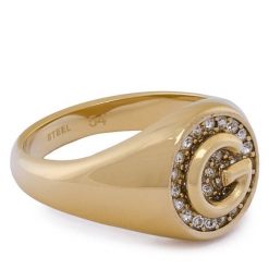 Pierścionek Guess. Żółte pierścionki damskie Guess, złote. Za 199.99 zł.