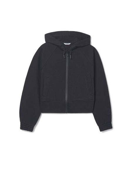 Mayoral Bluza 7439 Czarny Regular Fit. Czarne bluzy dziewczęce Mayoral, bez wzorów, z bawełny, bez ramiączek, bez kaptura. Za 159.99 zł.