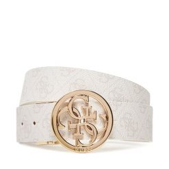 Pasek Damski Guess. Białe paski damskie Guess, z aplikacjami. Za 199.99 zł.