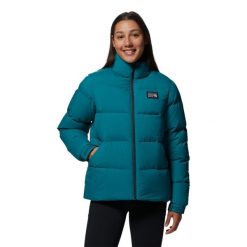 Damska kurtka puchowa Mountain Hardwear Nevadan Down. Zielone kurtki damskie Mountain Hardwear, bez wzorów, z puchu, bez kaptura. Za 1,535.00 zł.