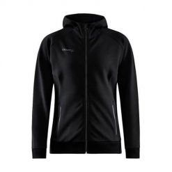 Bluza sportowa damska Craft Core Soul Full Zip. Czarne bluzy damskie Craft, m, bez wzorów, z kapturem. Za 404.90 zł.