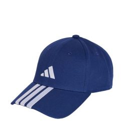 Czapka 3-Stripes New Logo Baseball. Białe czapki damskie Adidas, bez wzorów, z materiału. Za 89.95 zł.