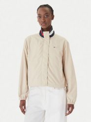 Tommy Jeans Kurtka przejściowa Essential DW0DW20439 Beżowy Regular Fit. Brązowe kurtki damskie Tommy Jeans, l, bez wzorów, z jeansu, bez kaptura. Za 569.99 zł.