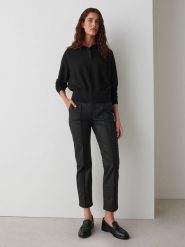 OPUS Sweter "Geigi" w kolorze czarnym rozmiar: 36. Czarne swetry klasyczne damskie Opus, bez kołnierzyka. Za 143.99 zł.