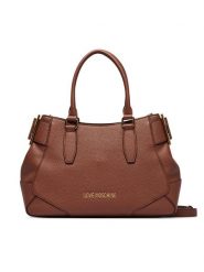 LOVE MOSCHINO Torebka JC4097PP1PLT1200 Brązowy. Brązowe torebki klasyczne damskie Love Moschino, ze skóry, bez dodatków. Za 1,059.00 zł.