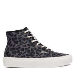 Tenisówki Vans. Czarne trampki damskie Vans, bez wzorów, bez zapięcia. Za 399.99 zł.