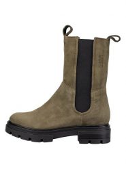 Cinque Skórzane sztyblety w kolorze khaki rozmiar: 38. Brązowe botki damskie Cinque, ze skóry, sportowe, bez obcasa, bez zapięcia. Za 420.95 zł.