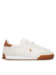 Polo Ralph Lauren Sneakersy 804P08261001 Biały. Białe obuwie sportowe damskie Polo Ralph Lauren, ze skóry, bez zapięcia. Za 659.99 zł.