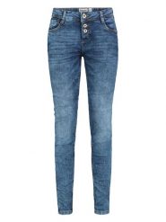 Sublevel Dżinsy - Skinny fit - w kolorze niebieskim rozmiar: L. Niebieskie jeansy damskie Sublevel. Za 109.52 zł.