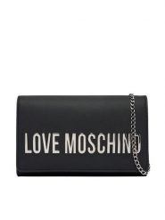 LOVE MOSCHINO Torebka JC4103PP0OKD000B Czarny. Czarne torebki wieczorowe damskie Love Moschino, bez wzorów, ze skóry, bez dodatków. Za 699.99 zł.