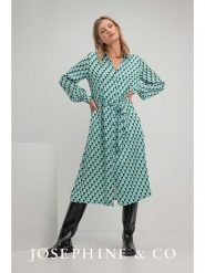 Josephine & Co Sukienka "Suzette" w kolorze zielonym rozmiar: 42. Zielone sukienki damskie Josephine & Co, bez wzorów, z tkaniny, bez ramiączek. Za 355.78 zł.