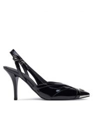 PINKO Szpilki Lucy 17 SD0181 E002 Czarny. Czarne sandały damskie Pinko, bez wzorów, ze skóry, bez obcasa, na szpilce, bez zapięcia. Za 919.99 zł.