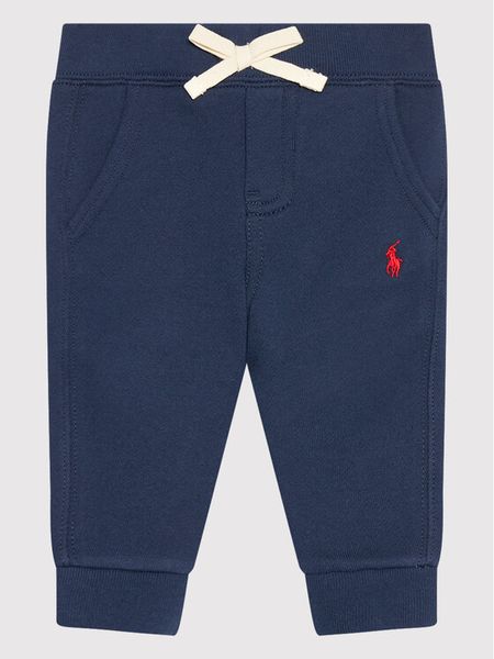 Polo Ralph Lauren Spodnie dresowe 320720897003 Granatowy Regular Fit. Niebieskie spodnie dresowe chłopięce Polo Ralph Lauren, z dresówki. Za 289.99 zł.